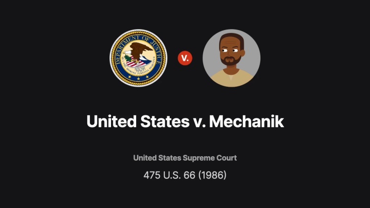 United States v. Mechanik