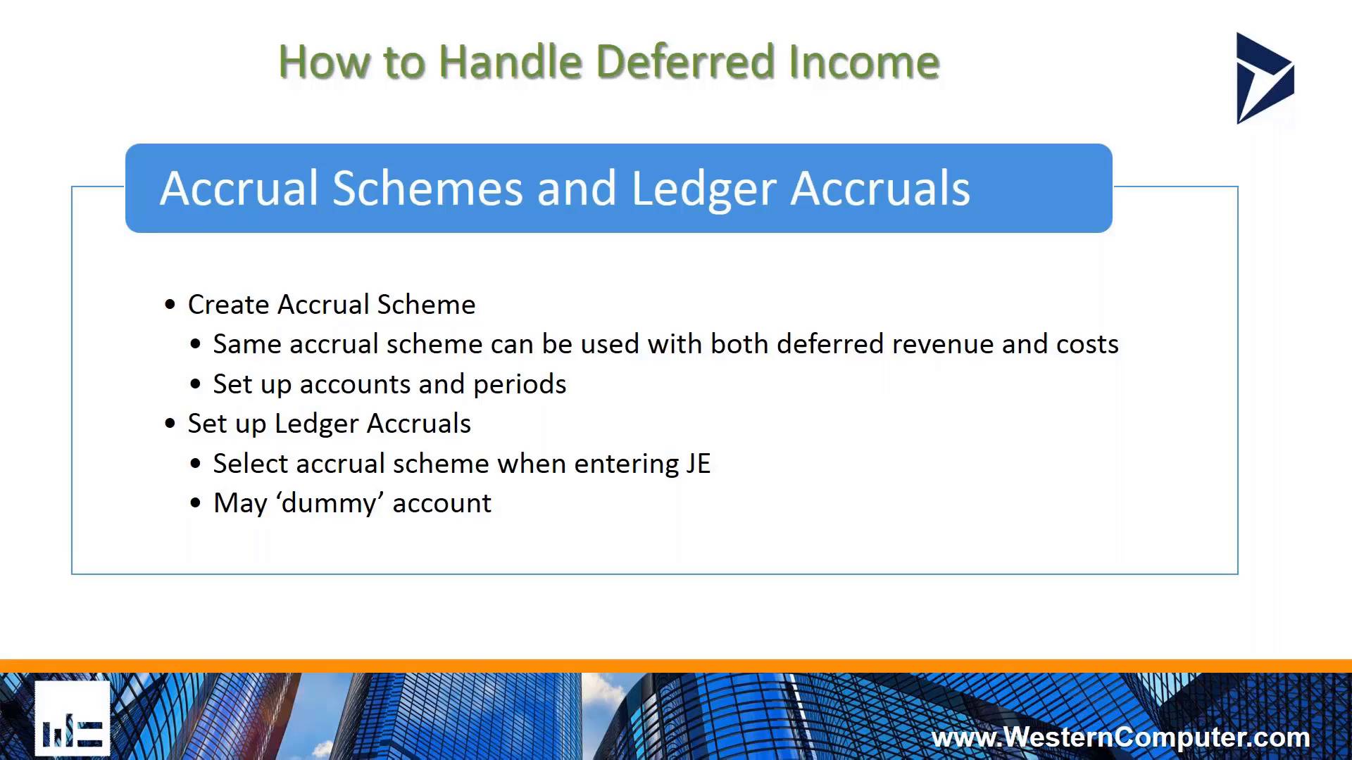 How To Handle Deferred Income In D365 For Finance And Operations