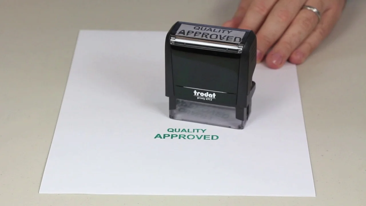 CONFIRMATION OF ORDER THANK YOU Rubber Stamp for office use self