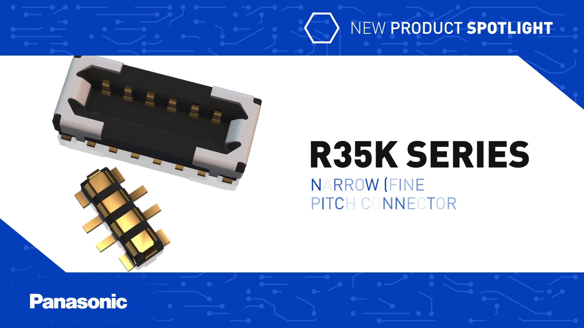 New Product Spotlight: R35K Series Narrow (Fine) Pitch Connectors