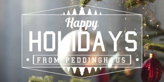 Happy Holidays from Peddinghaus - 2014 Happy Holidays from Peddinghaus - 2014