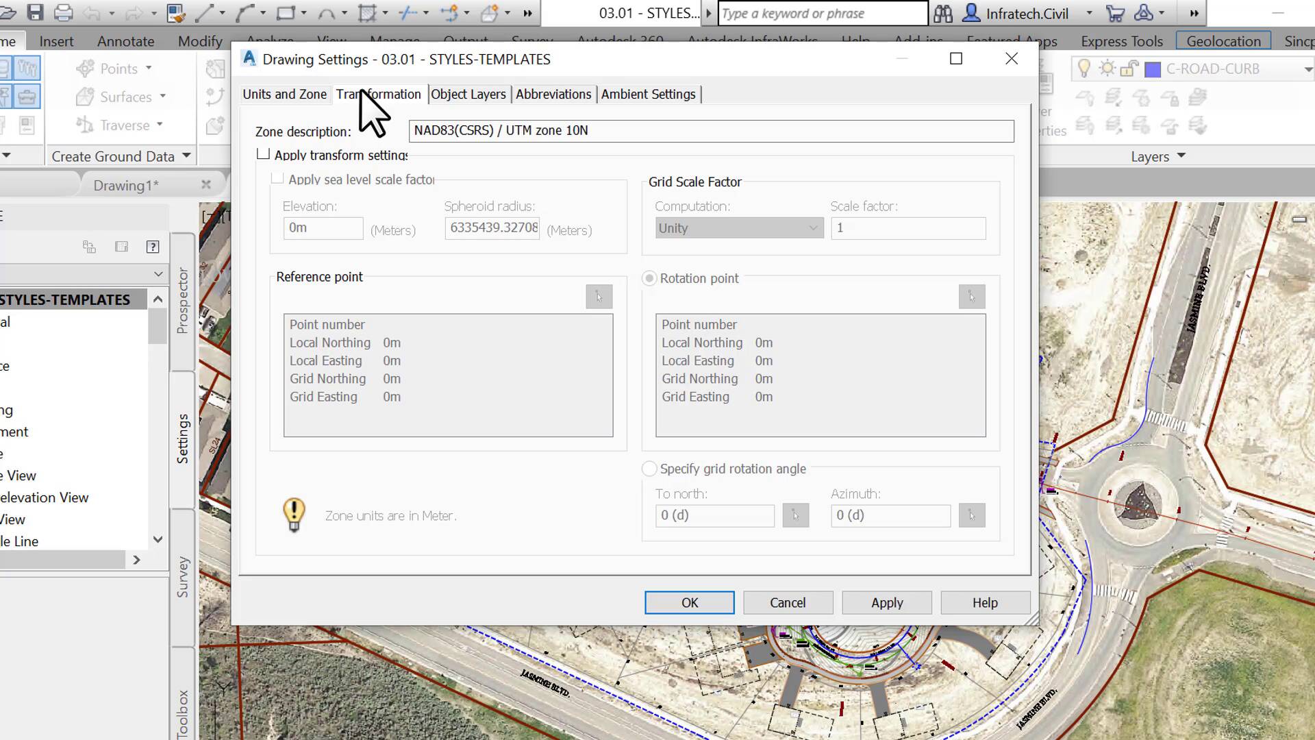 importing survey points into autocad