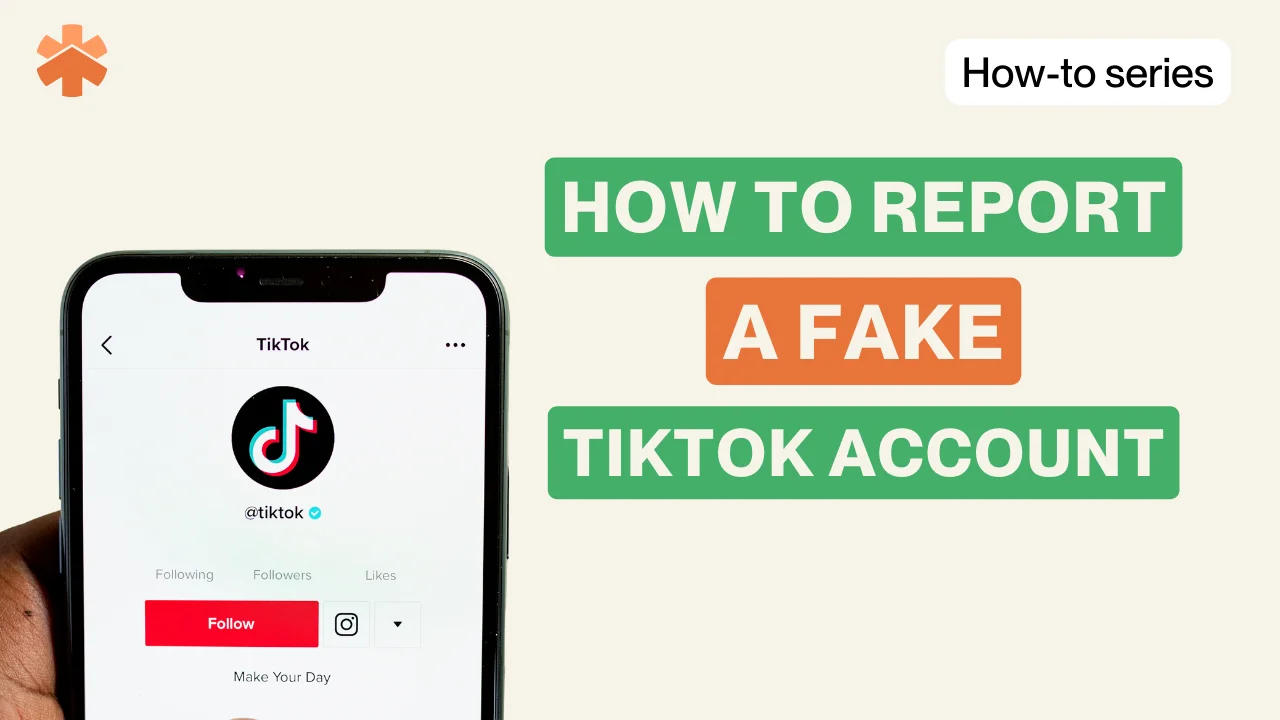 Verified TikTok account with your Name, Username, and other