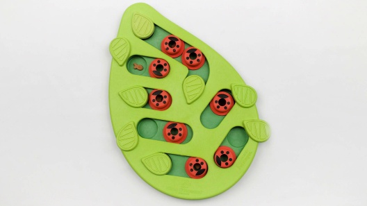 Petstages Green Buggin Out Puzzle & Play Interactive Cat Treat Toy