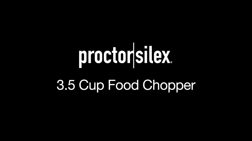 Proctor Silex 72870 3.5 Cup Food Chopper
