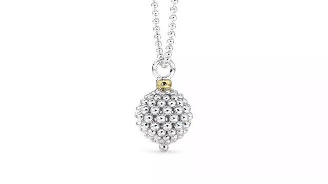 LAGOS Beloved Lock Pendant Necklace w/ Ball Chain