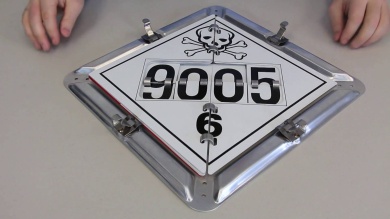 8 Legend DigiLock™ Placard, Aluminum (unpainted)