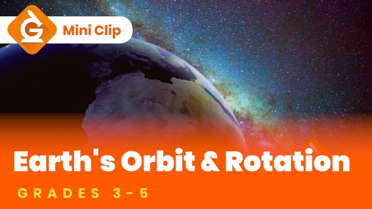 Earth's Orbit and Rotation  Science Lesson For Kids in Grades 3-5