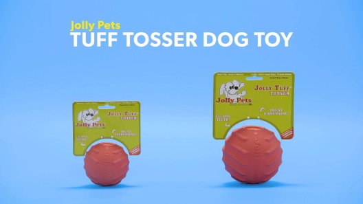 Jolly Pet Jolly Tuff Topple Dog Canine Toy Treat Reward Thick Rubber