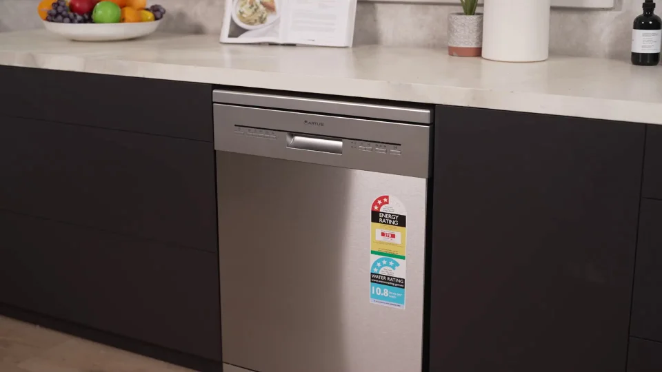 Artusi 60cm Freestanding Stainless Steel Dishwasher ADW4001X