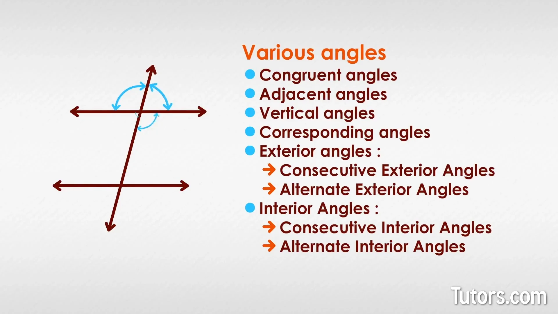 Geometry Angles Relationships