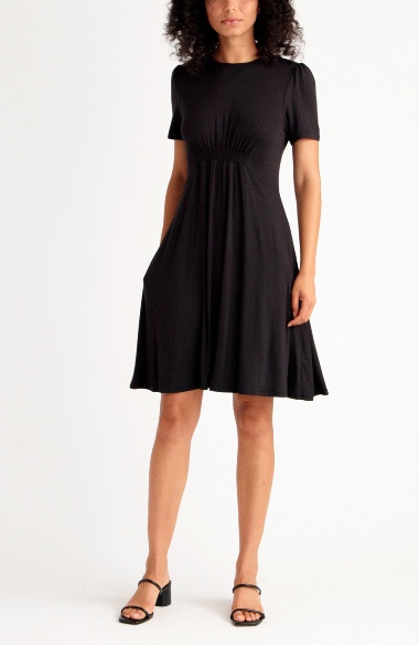 boden smocked jersey dress Women's Crewneck (Women) Womens dresses