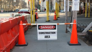 Cone Bar Barricade