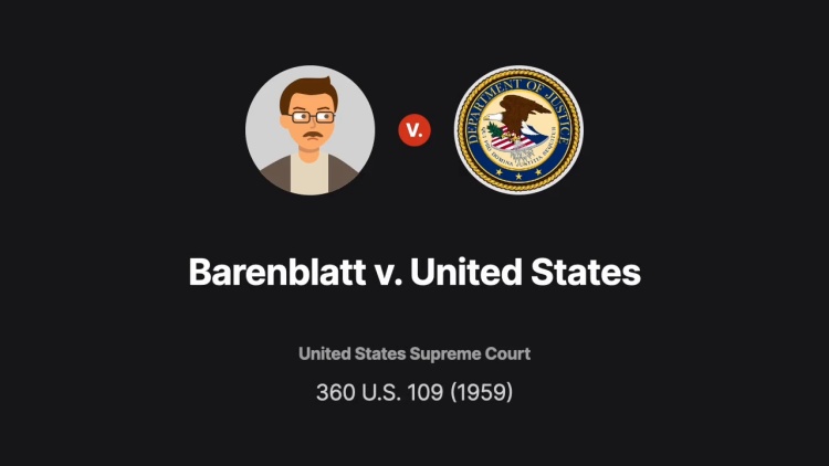 Barenblatt v. United States