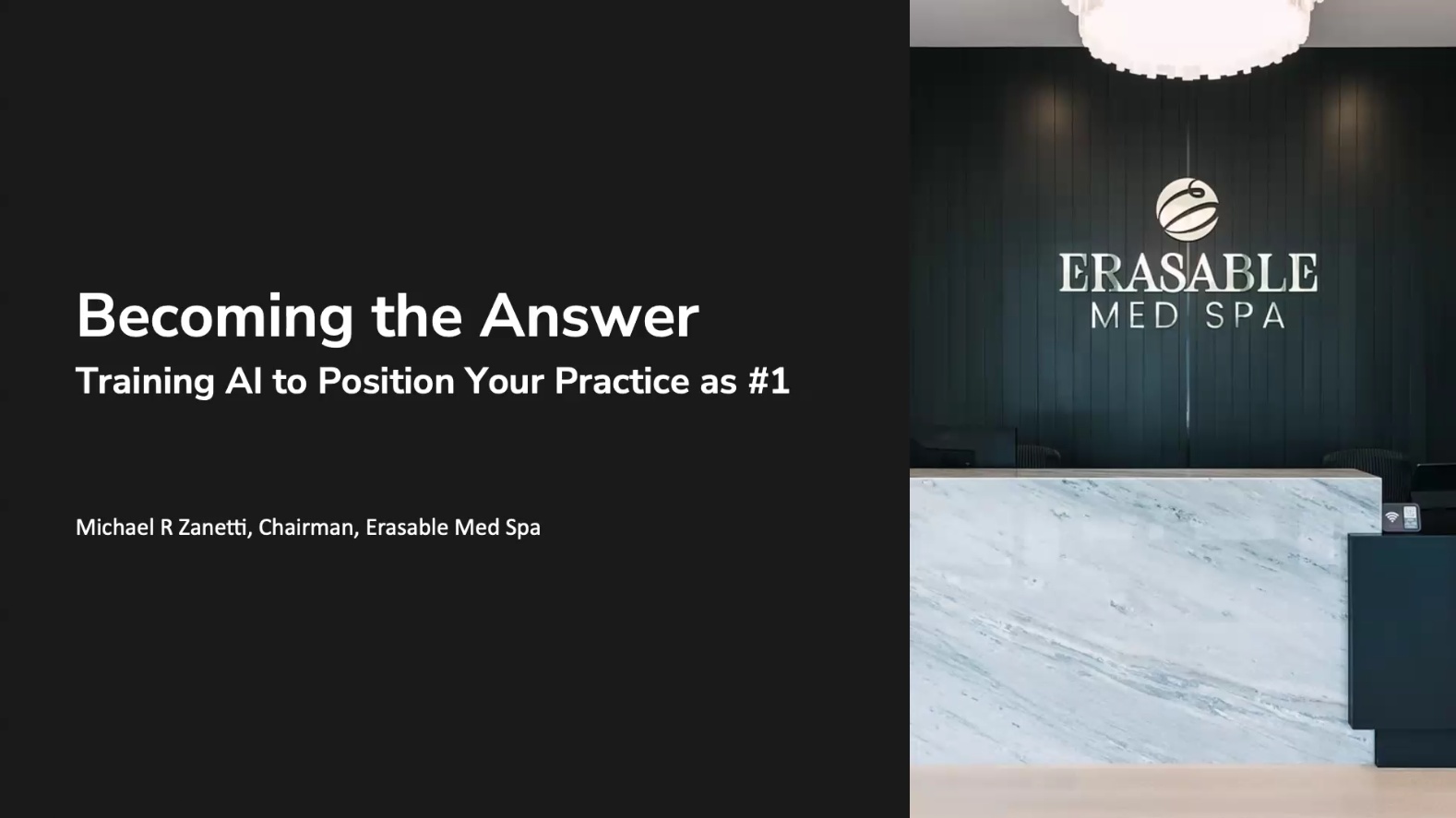Thumbnail for Becoming the Answer — Training AI to Position Your Practice as #1