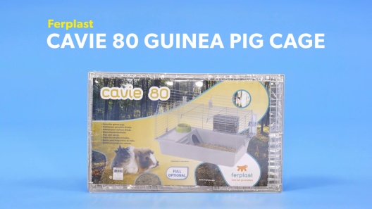 Ferplast cavie Guinea Pig Cage & Rabbit | Pet Includes All Grey