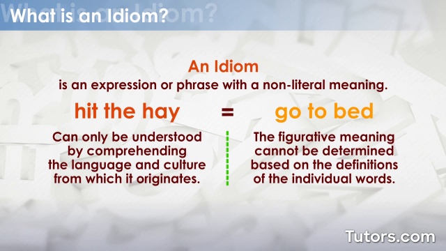 What Is An Idiom? Idiom Definition And Idiom Examples, 43% OFF