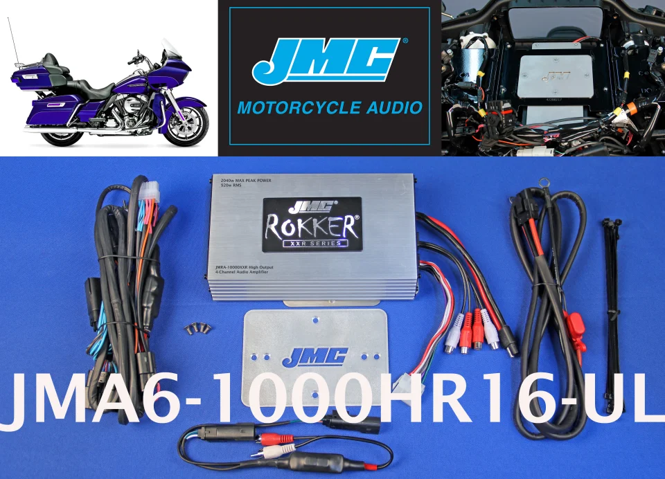 JMC ROKKER 1000XXR Stage6 4-Ch Amp Kit for 2016-2024 Harley