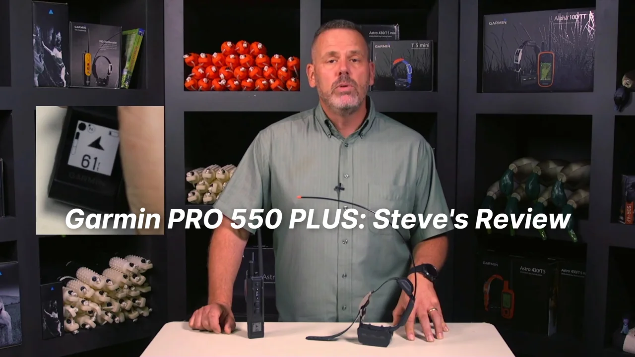 Garmin PRO 550 PLUS Training + Tracking Collar