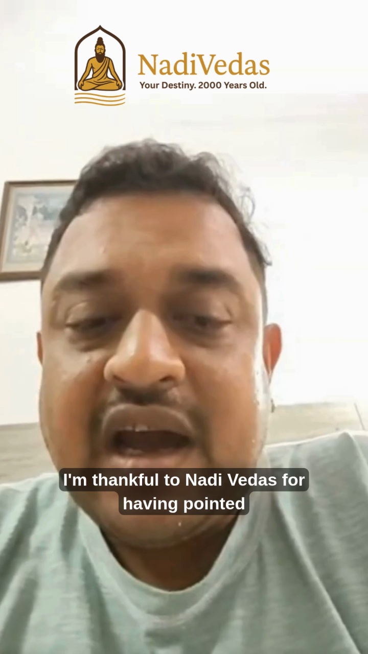 Yogesh in their Nadi Vedas video review