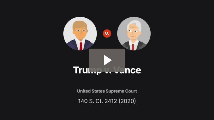 Trump v. Vance