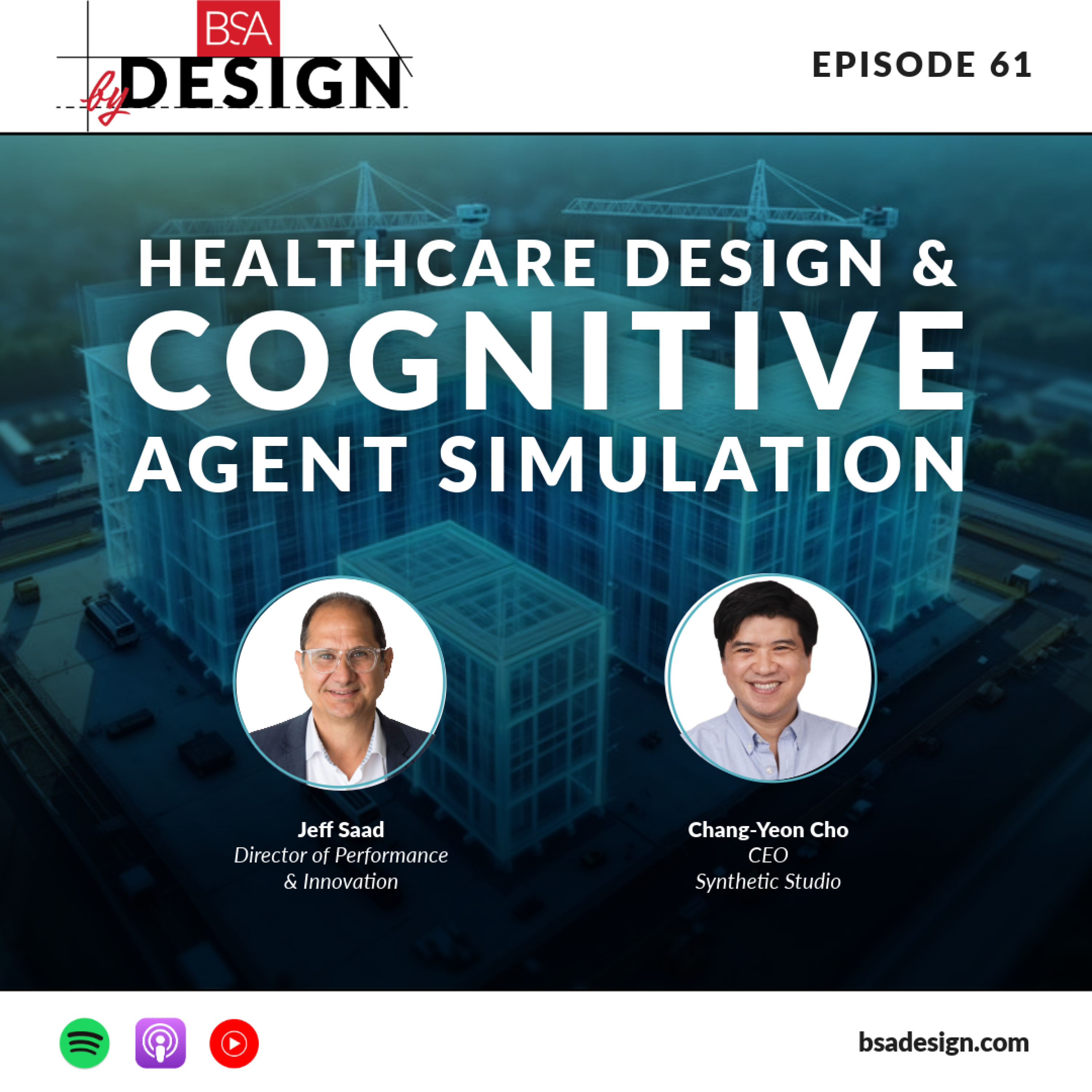 Episode 61 - Healthcare Design & Cognitive Agent Simulation episode artwork