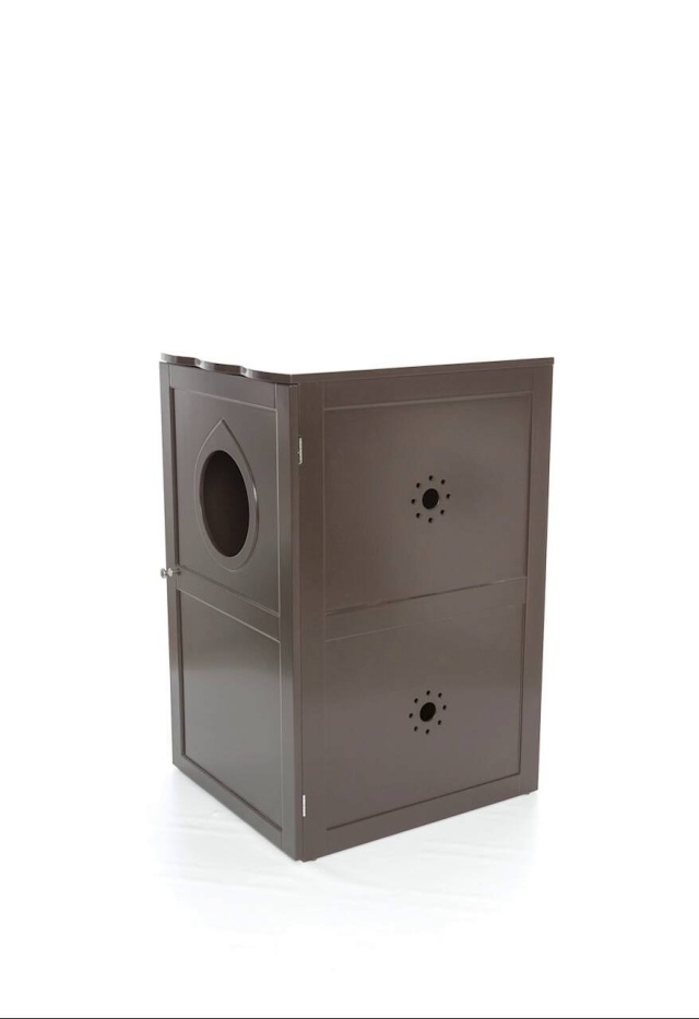 TRIXIE 2Story Wooden Cat Litter Box Enclosure