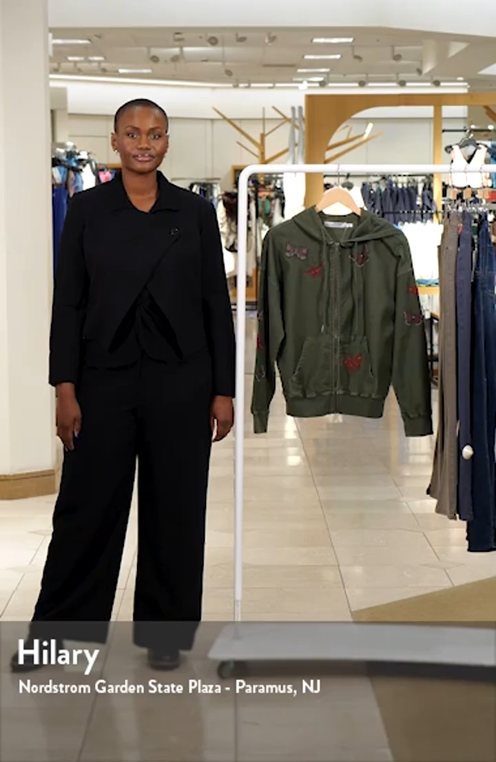 トップス SY32bySWEETYEARS RELAXONEMILEZIPHOODIE Billy T Butterfly Front Zip Hoodie | Nordstrom