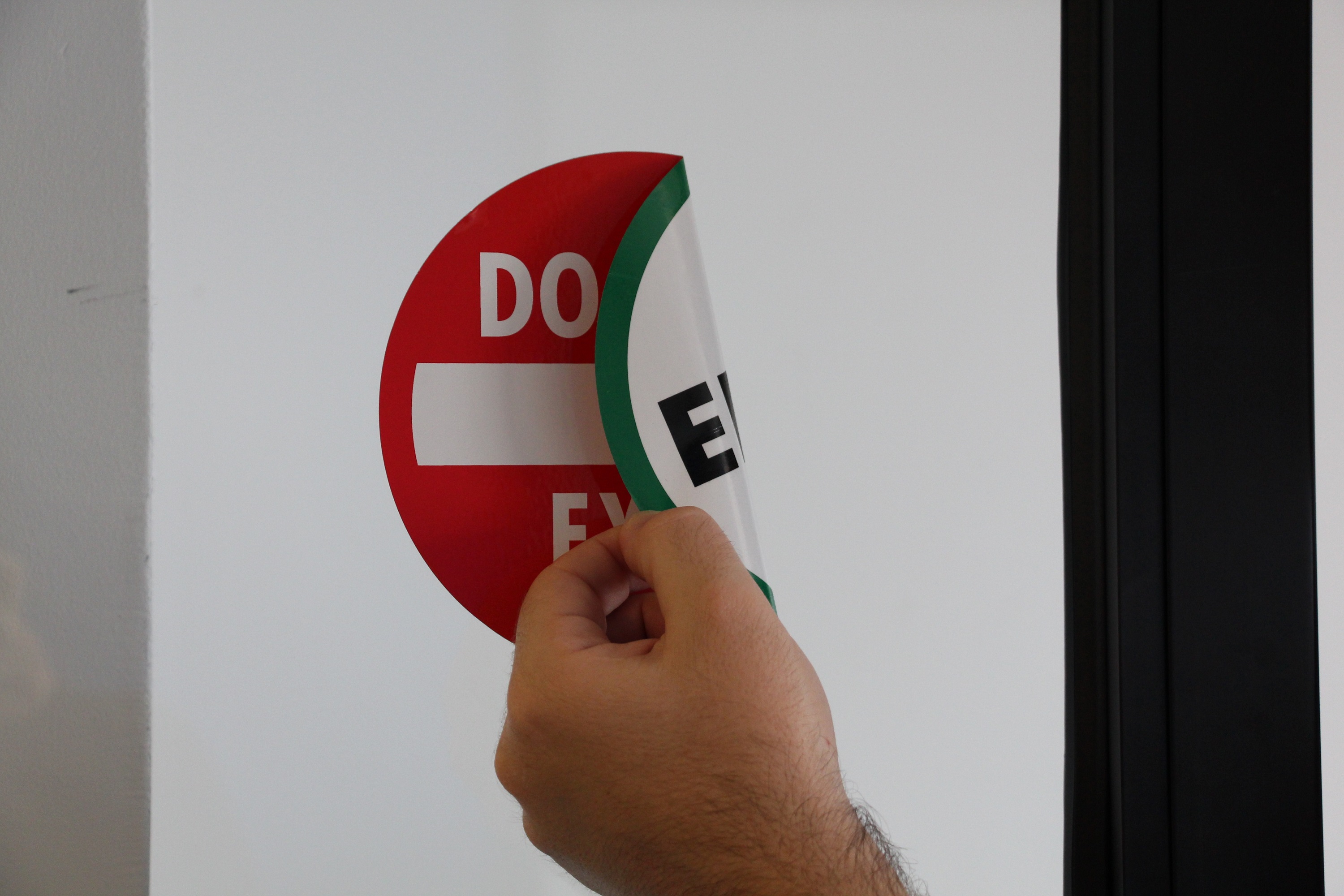 Window Decals With Two-Sided Print