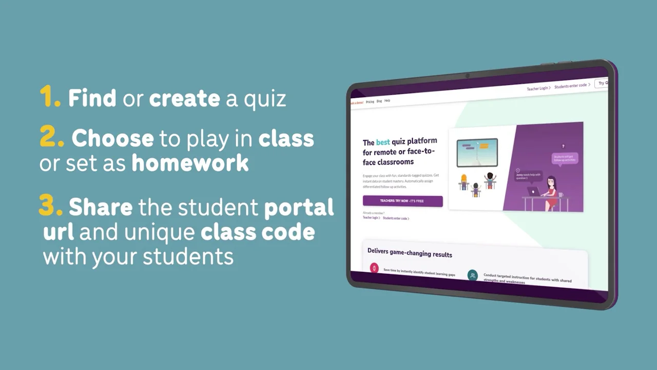 Getting started with Quizalize