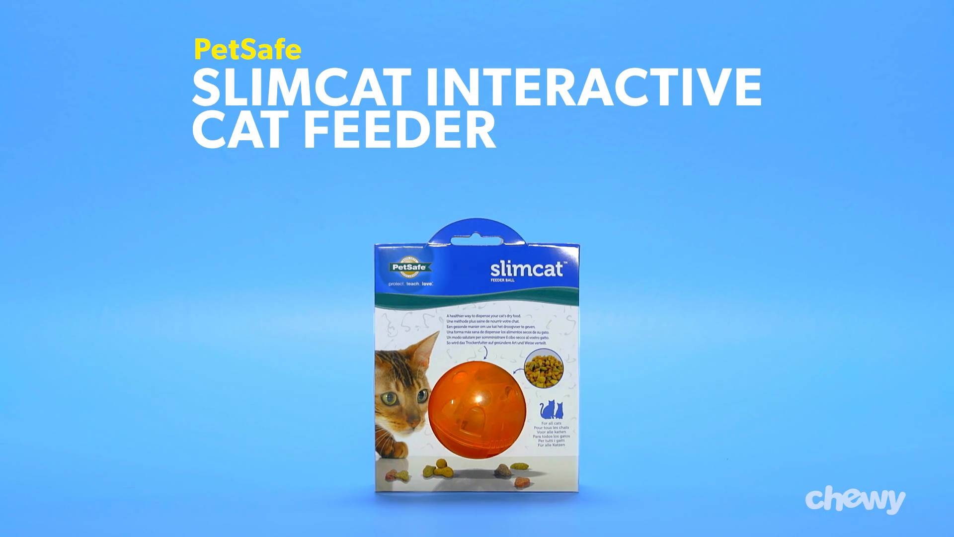 Petsafe slimcat interactive hotsell toy and food dispenser