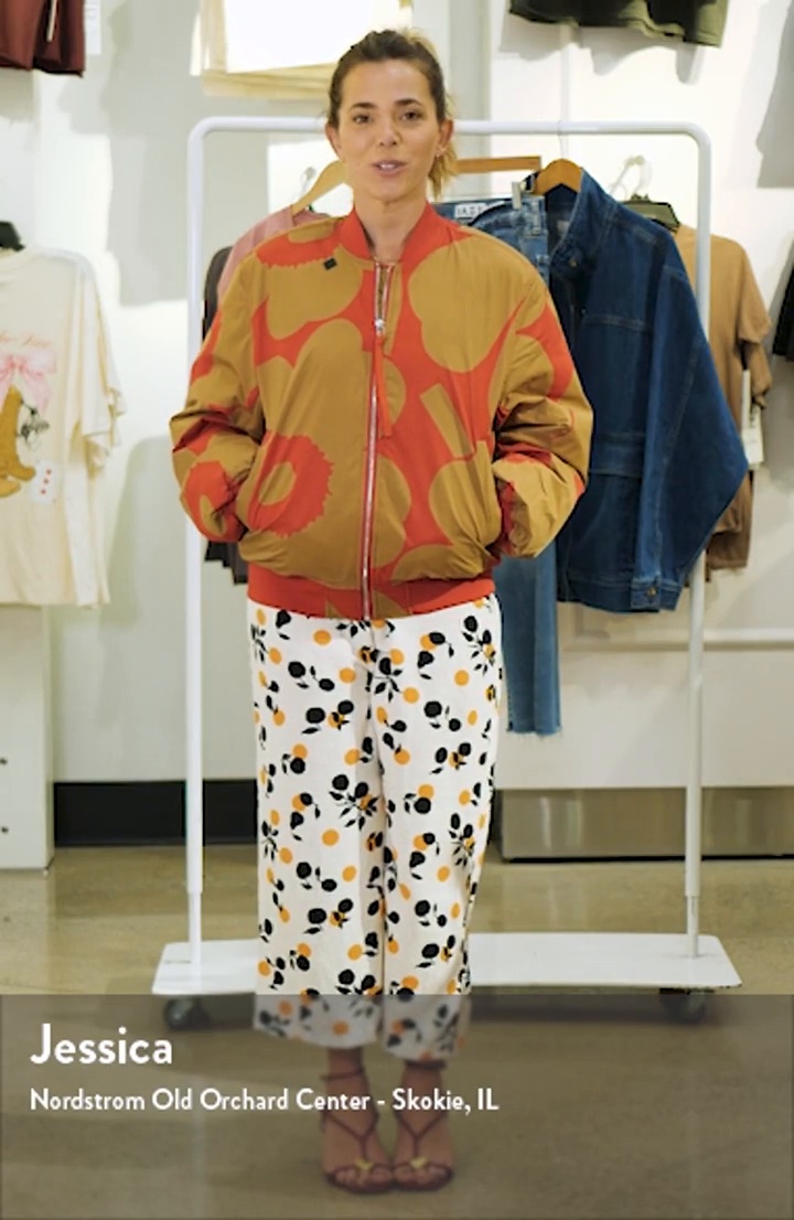 Marimekko Blossa Unikko Bomber Jacket | Nordstrom