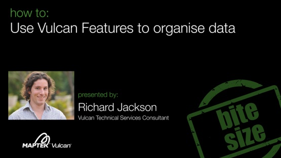 How to: Use Vulcan Features to organise data