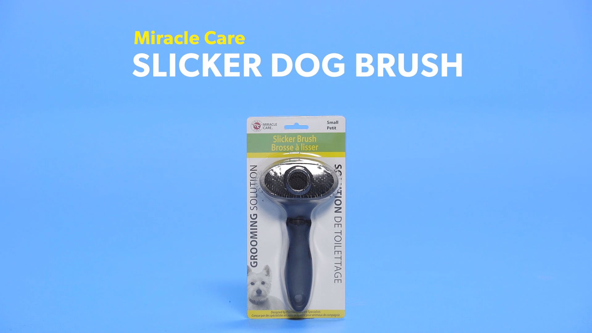 MIRACLE CARE Slicker Dog Brush Small Chewy