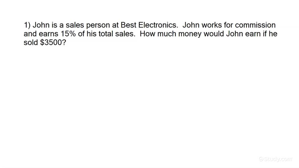 How to Find a Percentage of a Whole Number in Real-World Situations ...