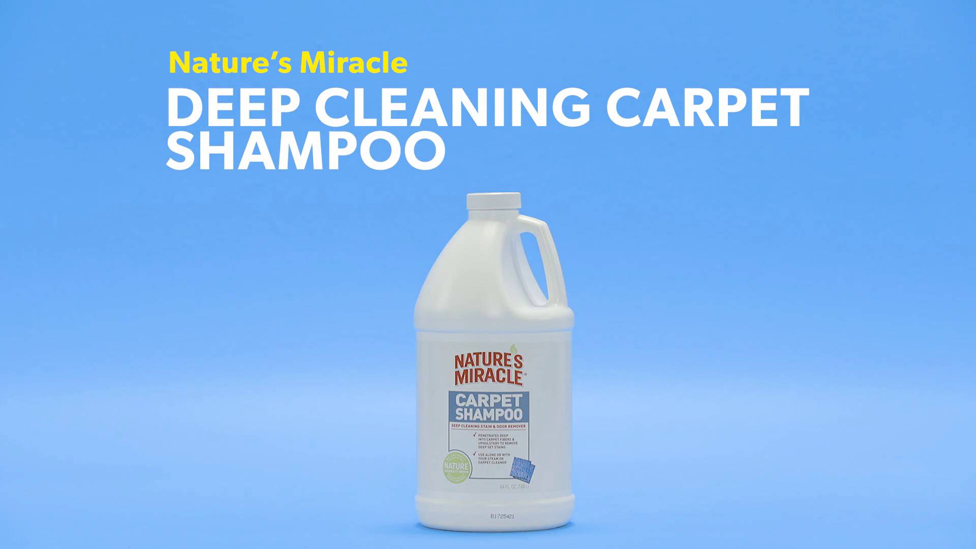 Nature's miracle carpet shampoo instructions hotsell