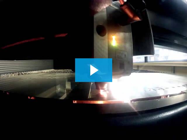 Watch Marlin Steel's laser cutter in action! 