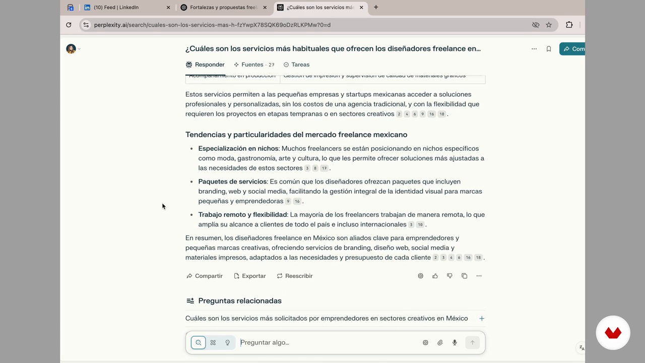 Definición de servicios y tarifas