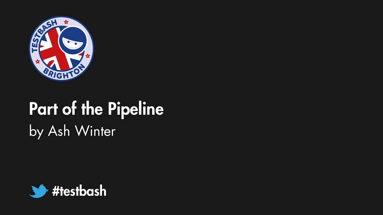 Part Of The Pipeline - Ash Winter image