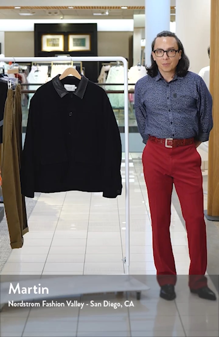 [KIMHEKIM] COLLARLESS WOOL-BLENDED JACKET/追跡付 Compact Wool Blend Bomber Knit Jacket | Karen Millen