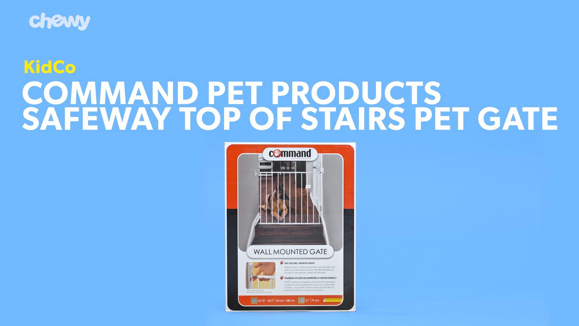 Command pet wall mounted gate sale