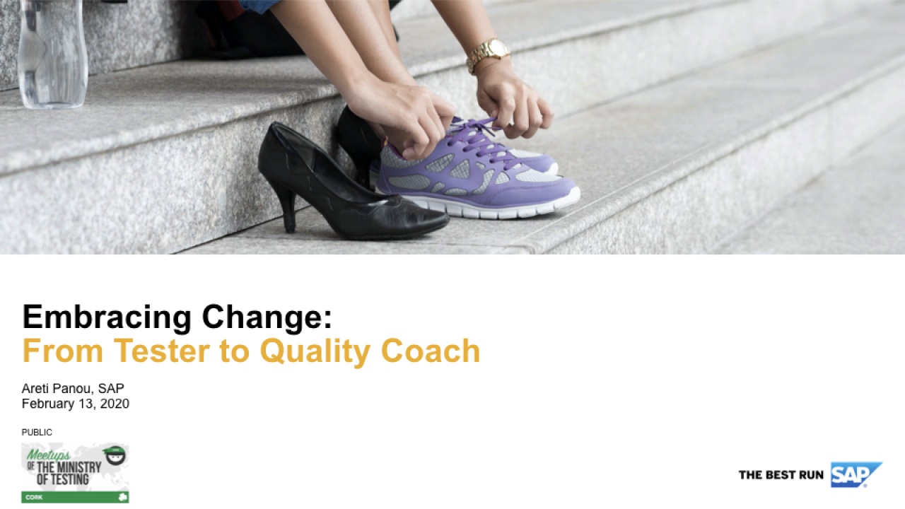 Embracing Change: From Tester to Quality Coach with Areti Panou image