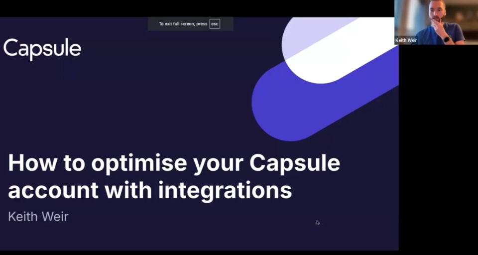 How to optimise your Capsule account with integrations