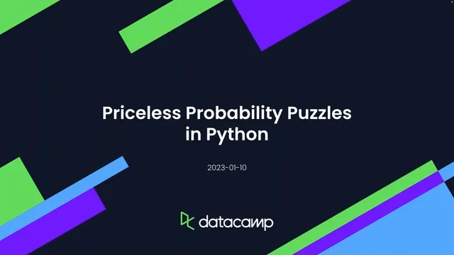 230110-[Live Training] Priceless Probability Puzzles in Python