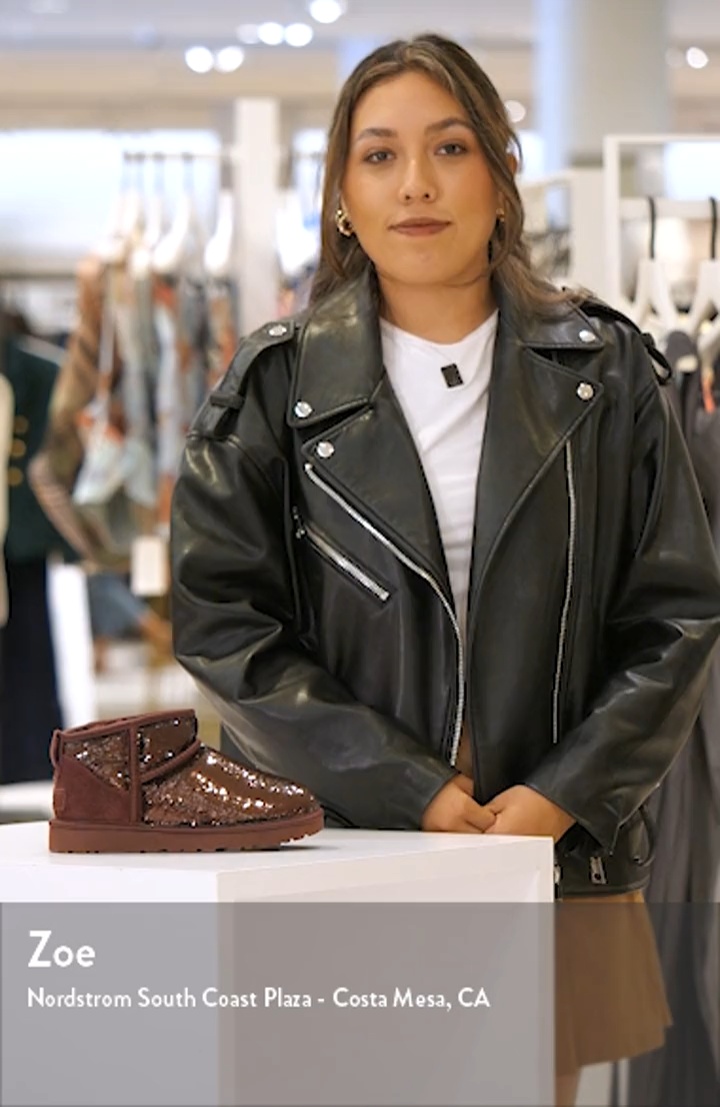 UGG® Classic Ultra Mini Mirror Ball Boot (Women) | Nordstromrack