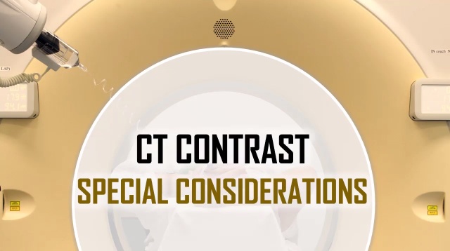 CT Contrast: Special Considerations | Video Lesson | Clover Learning