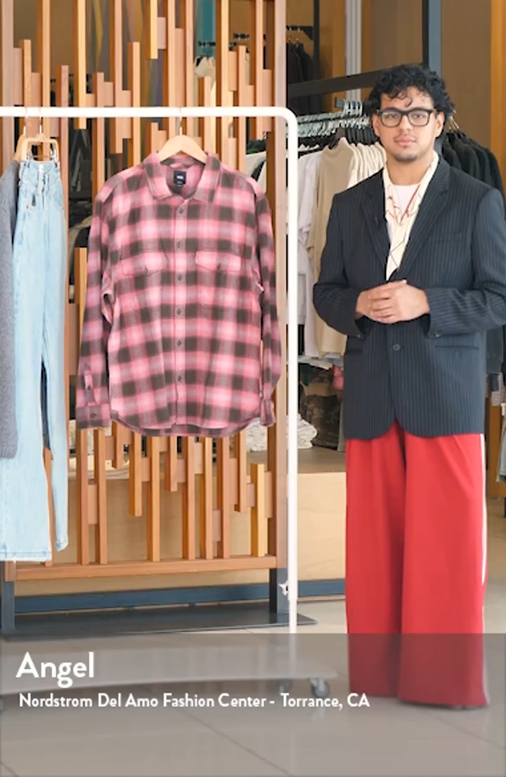 Vans Bixby Ombre Check Cotton Flannel Button-Up Shirt | Nordstrom