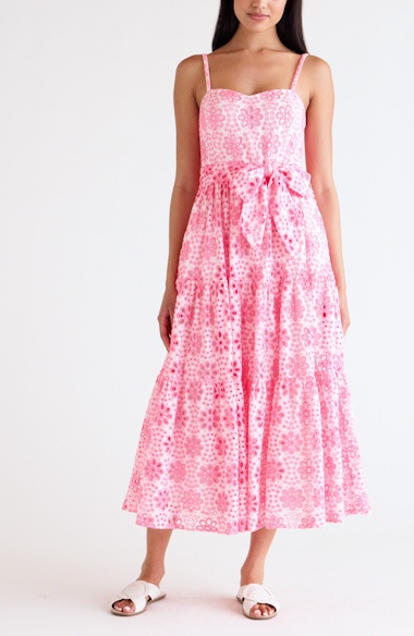 open lace back dress Lilly Pulitzer Taylinn Mini Dress – White Chocolate Couture main image 1