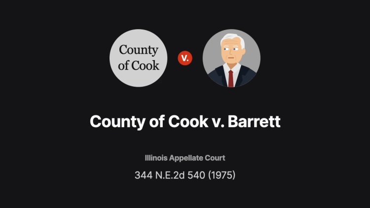 County of Cook v. Barrett