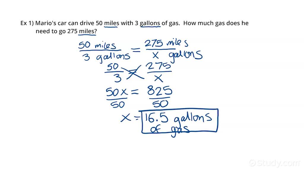 topic 1 d problem solving using proportions